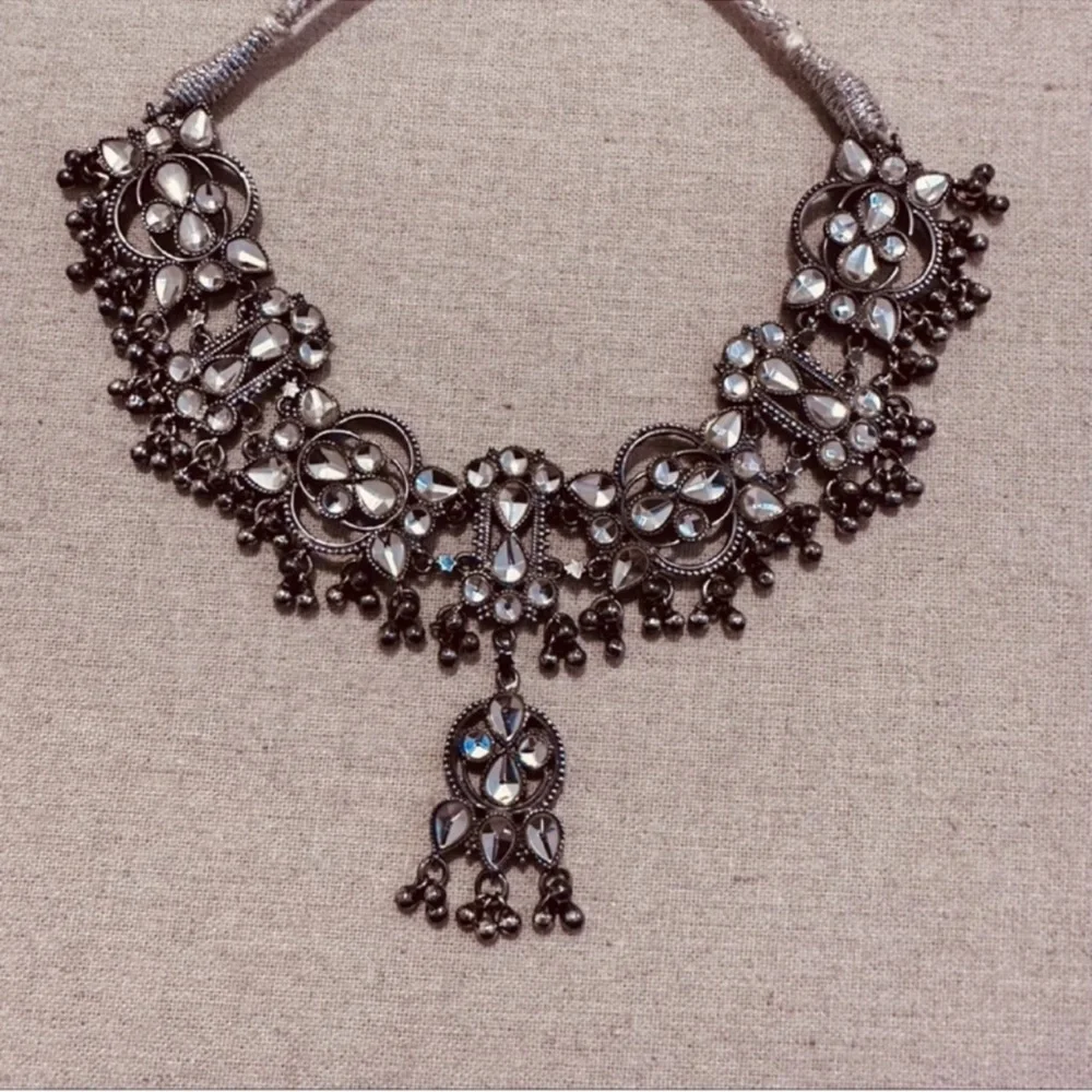 Kundan Silver Necklace